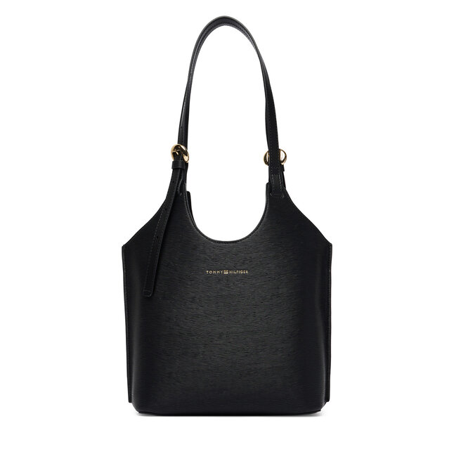 Torebka Tommy Hilfiger Th Modern Mini Tote AW0AW18617 Czarny -