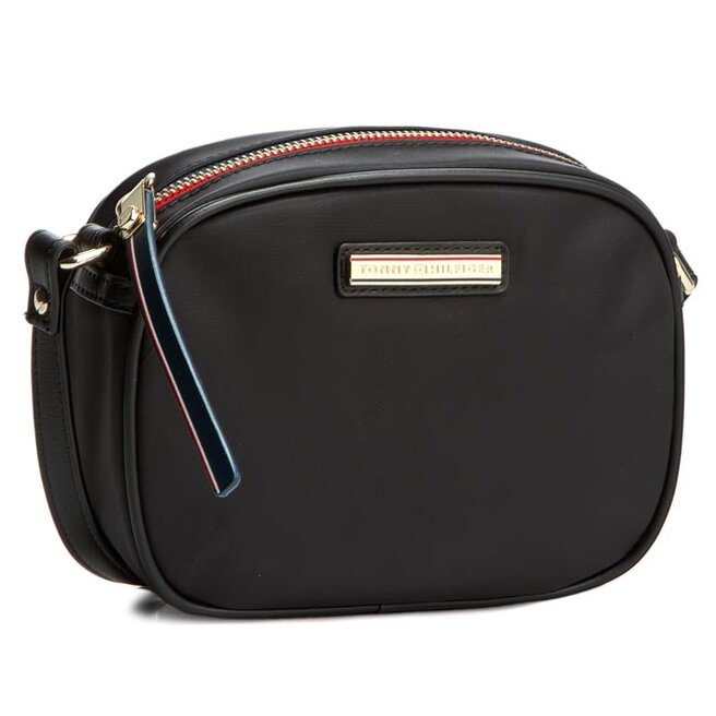 Tommy Hilfiger Torebka Tommy Hilfiger Poppy Mini Crossover AW0AW02032 Black 002