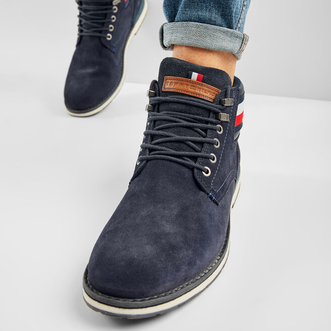 Tommy hilfiger shop outdoor suede boot