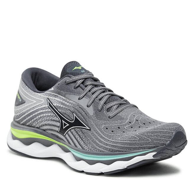 Mizuno Boty Mizuno Wave Sky 6 J1GC2202 Quiet Shade / Silver / Neo Lime