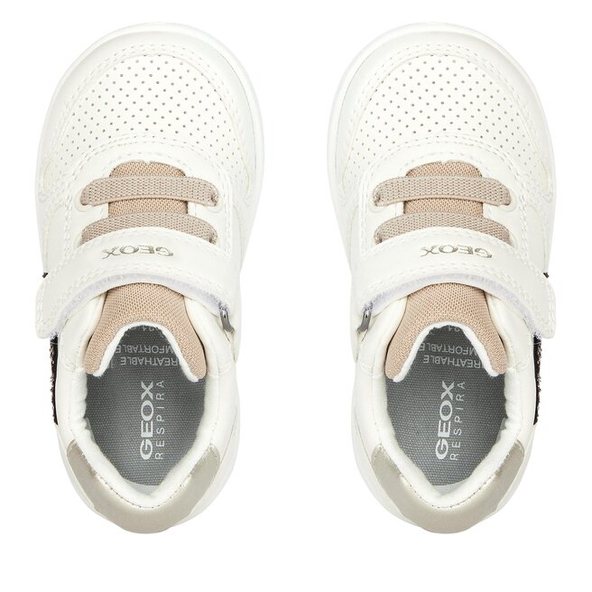 Geox Sneakers Geox B Djrock Girl B261WA 0BCEW C1M2U S Lt Ivory/Platinum