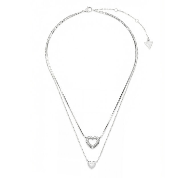 Naszyjnik Guess JUBN05 026JW Srebrny -