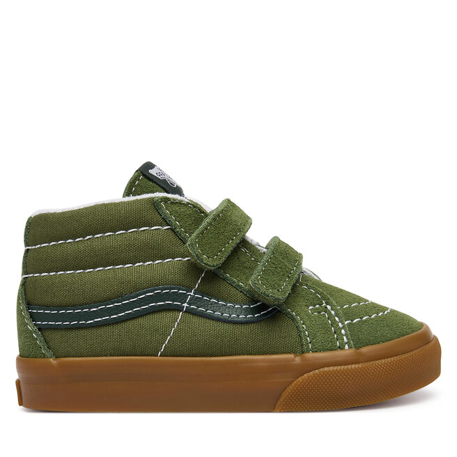Sneakersy Vans Sk8-Mid Reissue V VN000Y0VGRK1 Zielony ciemny