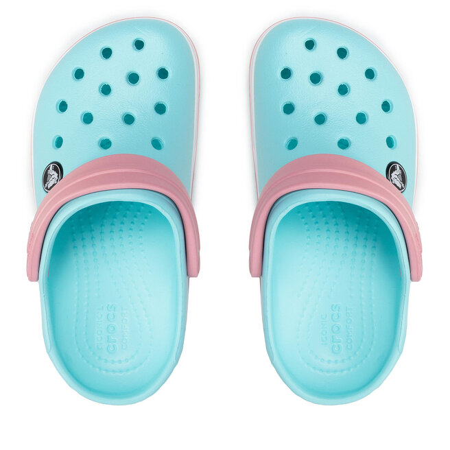 Crocs Papucs Crocs Crocband Clog K 207006 Ice Blue/White
