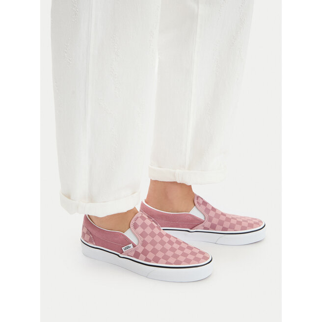 Tenisówki Vans Classic Slip-On VN000D6YCL21 Różowy - kobiece