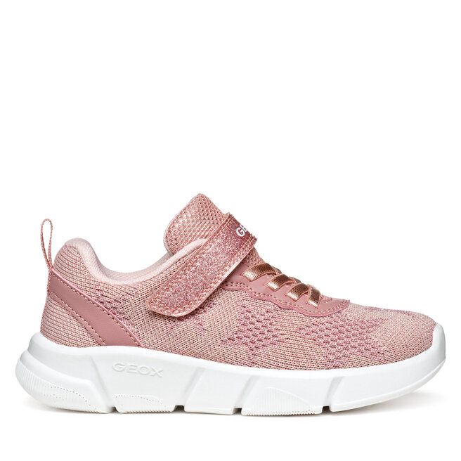 Sneakersy Geox J55DLB 07QBC - D Różowy