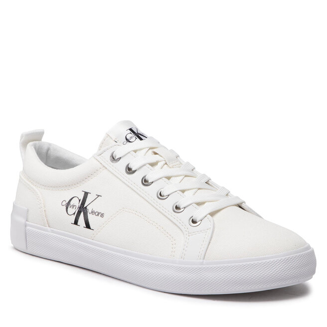 Teniși Calvin Klein Jeans New Vulcanized Laceup Low Ess YM0YM00410 Bright White YAF