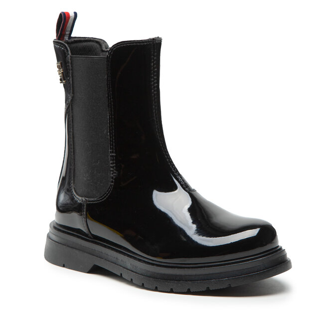Cizme Tommy Hilfiger Chelsea Boot T4A5-32408-0775 M Black 999 999 imagine noua gjx.ro