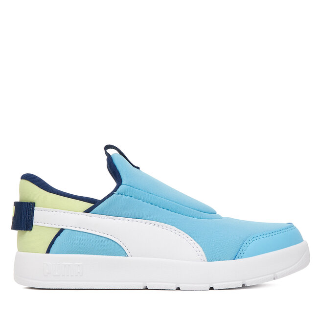 Sneakersy Puma Courtflex v3 SLIPTECH PS 399734 10 Niebieski - chłopięce