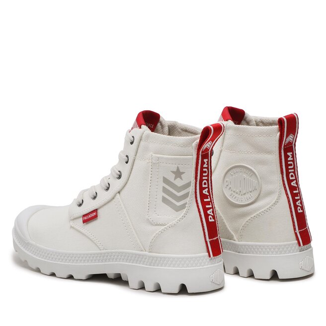 Palladium Trappers Palladium Pampa Hi Army 78583-116-M Star White