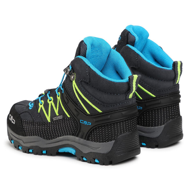 CMP Trekkings CMP Kids Rigel Mid Trekking Shoe Wp 3Q12944 Antracite/Yellow Fluo 34UF