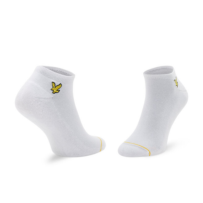 Lyle & Scott Súprava 3 párov vysokých ponožiek unisex Lyle & Scott Ross 5193 Bright White/Grey Marl/Black