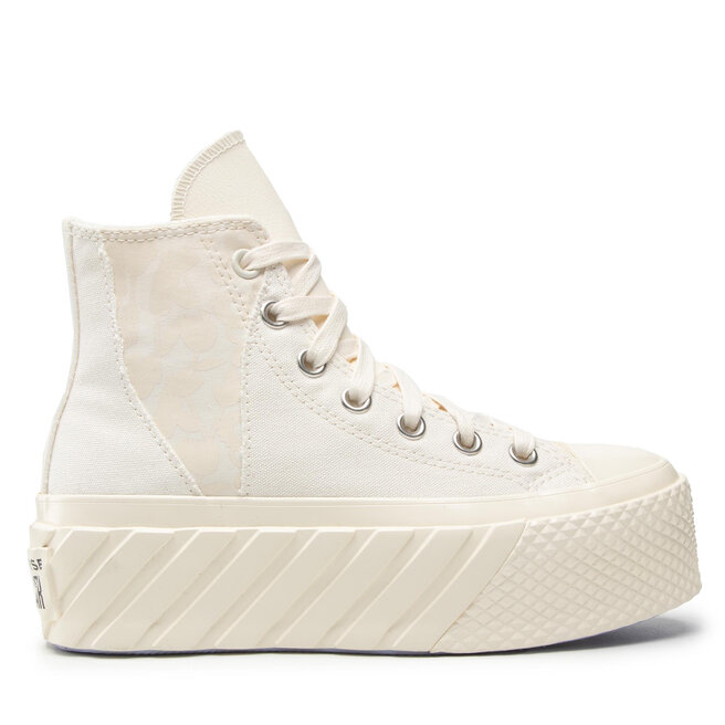 Converse Кецове Converse Ctas Lift Hi A01732C Egret/Egret/Serene Saphire