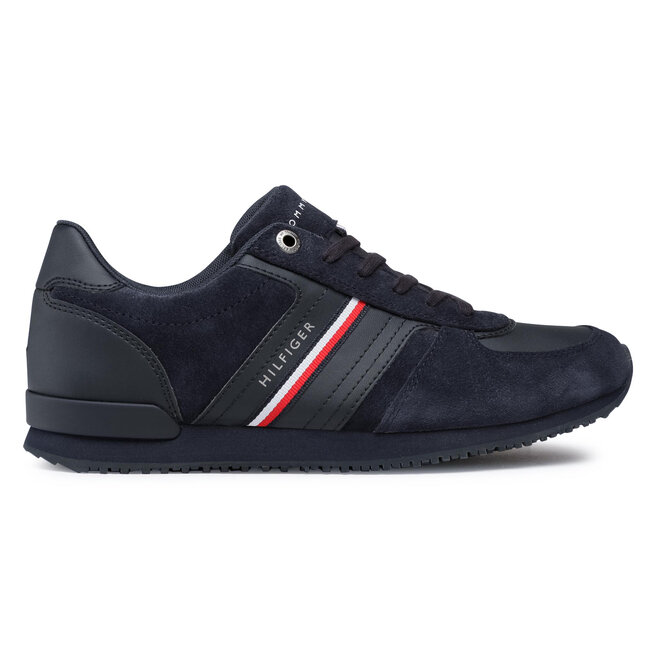Tommy Hilfiger Sneakersy Tommy Hilfiger Iconic Suede Runner FM0FM03001 Desert Sky DW5