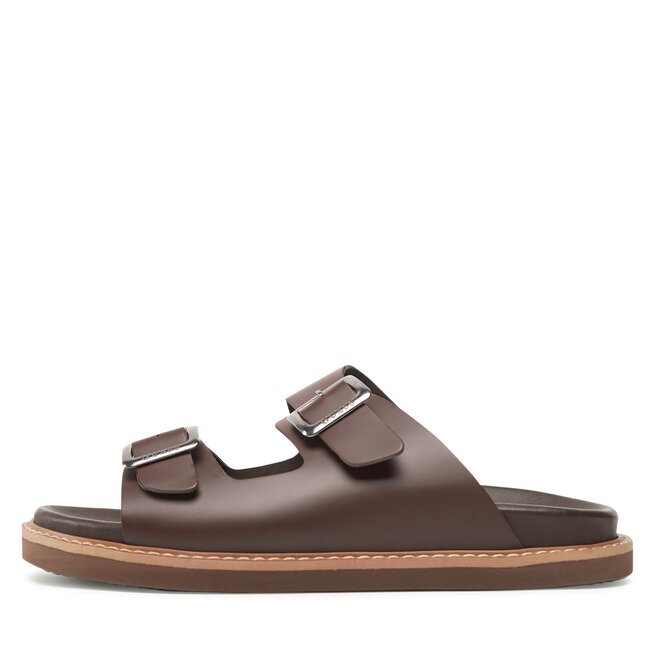 Guess Șlapi Guess Sapata FM6SAP LEA03 BROWN