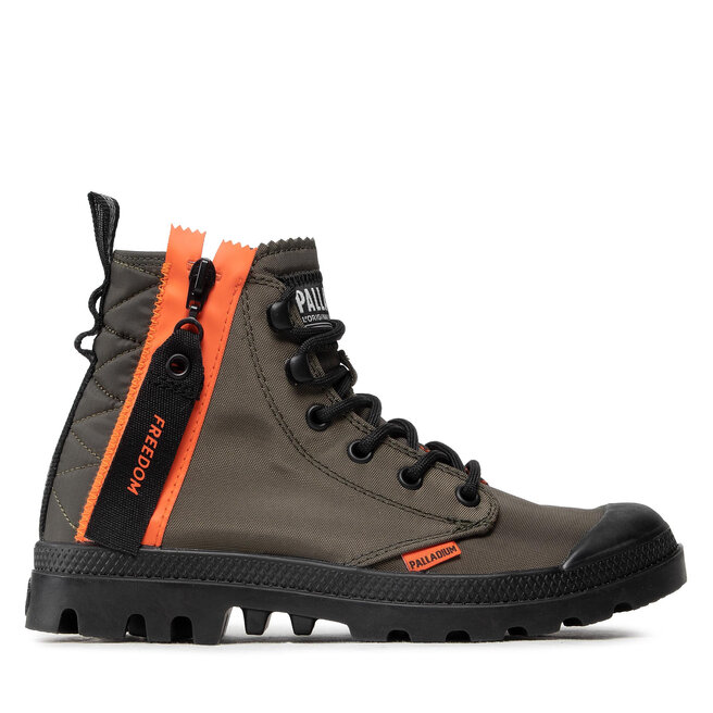 Palladium Schnürstiefeletten Palladium Pampa Unlocked U 77239-309-M Olive Night