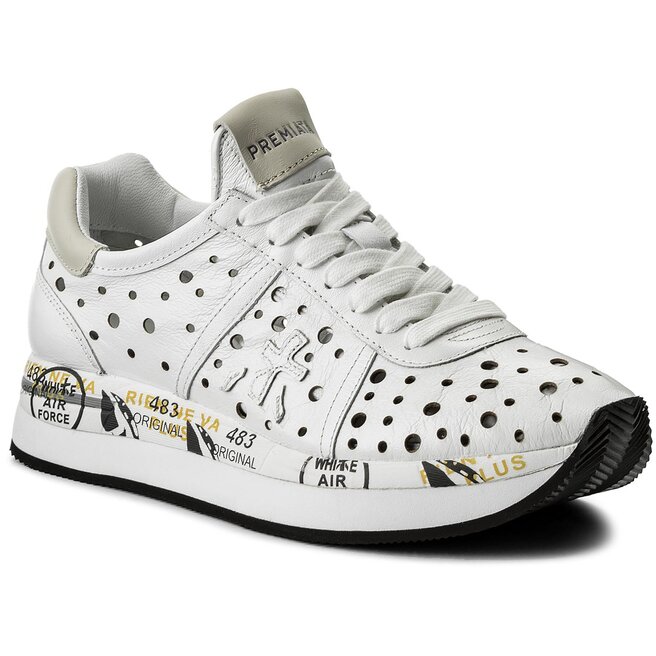 Sneakers Premiata Conny 2967 Alb epantofi.ro