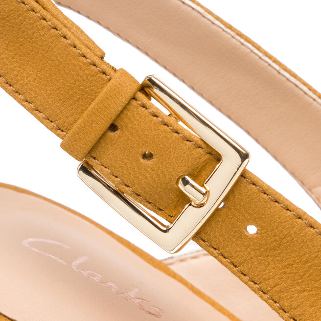Sandalias Clarks Dalia Lotus 261388644 Ochre Nubuck zapatos.es