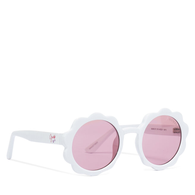 Okulary przeciwsłoneczne Guess - Biały
