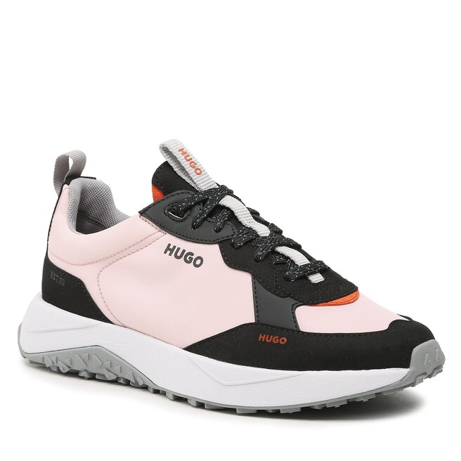 Sneakers Hugo 50493152 Open Pink 698 epantofi.ro imagine noua