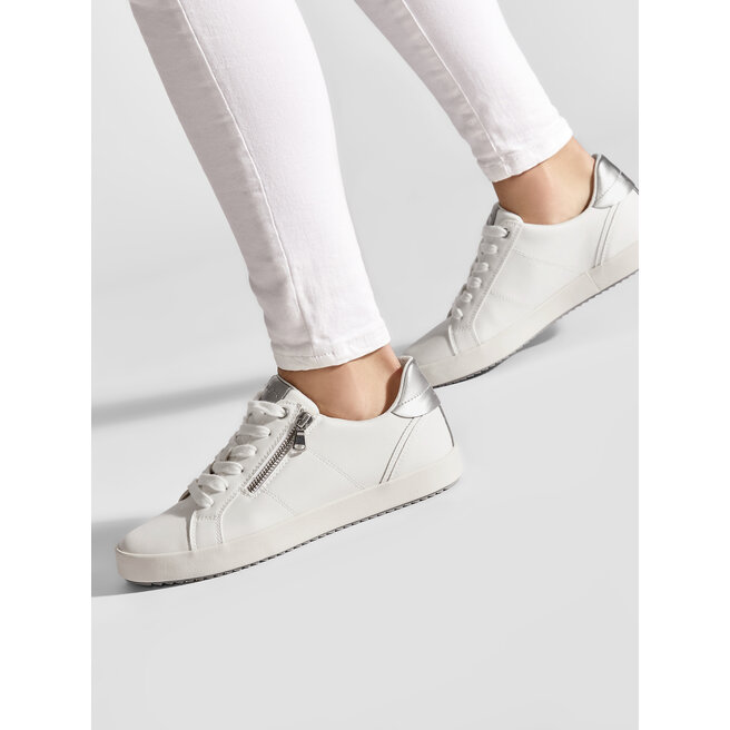 Geox Αθλητικά Geox D Blomiee C D166HC 0BCBN C0007 White/Silver