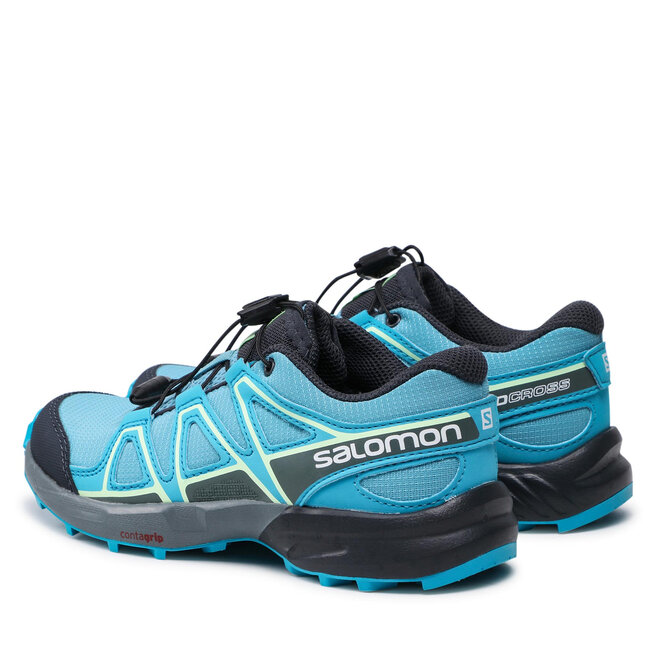 Salomon Обувки Salomon Speedcross J 414472 09 M0 Delphinium Blue/Stormy Weather/India Ink