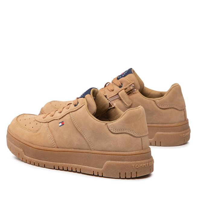 Tommy Hilfiger Sneakers Tommy Hilfiger Low Cut Lace-Up Sneaker T3B9-32478-1441 S Camel 524