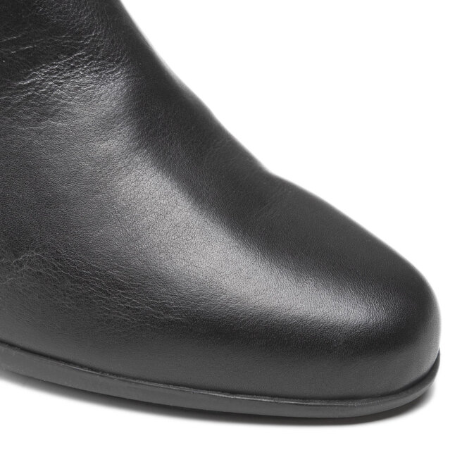 Geox Polokozačky Geox D N. Annya M. B D94CBB 00085 C9997 Black