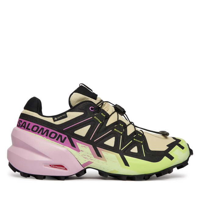 Buty do biegania Salomon Speedcross 6 Gore-Tex L47985700 Żółty - kobiece