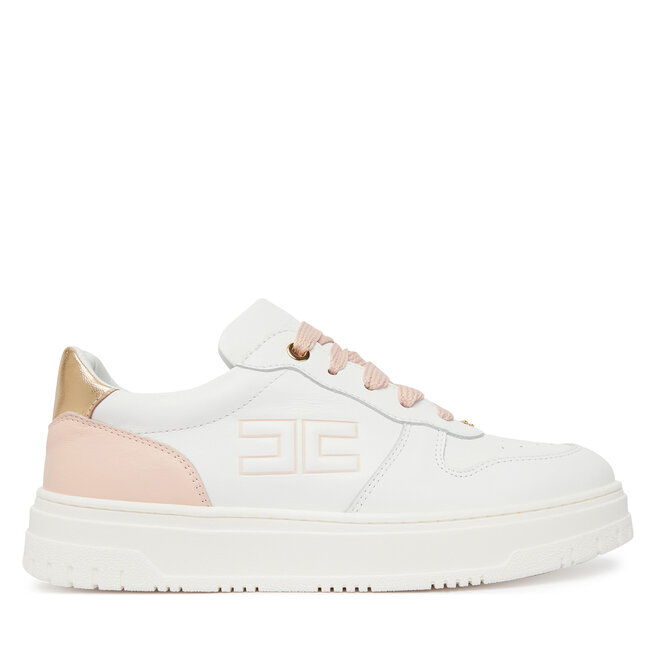 Sneakersy Elisabetta Franchi F4A9-E0523-0092 D Biały - dziewczęce