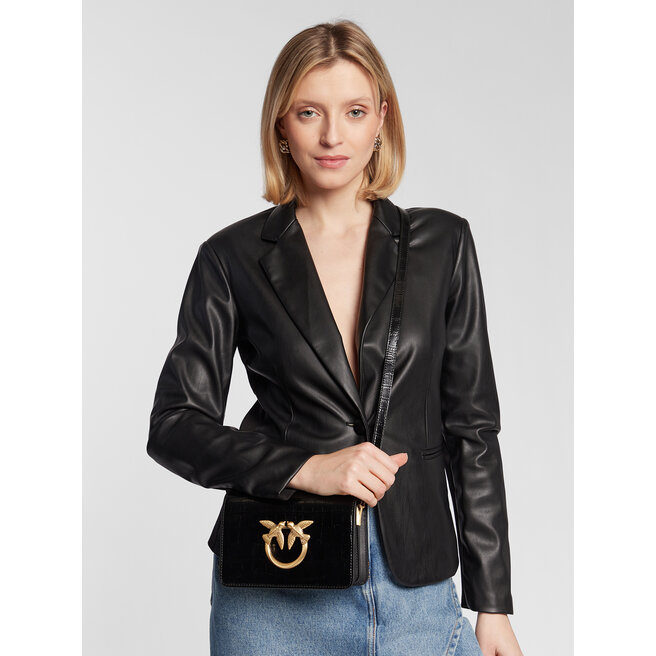Pinko Τσάντα Pinko Love Click Mini Pure Shapes AI 22-23 PLTT 1P22VW A051 Black/Brus Z99G