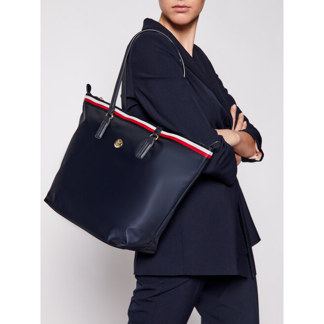 Sac main Tommy Hilfiger Poppy Tote Corp AW0AW08832 CJM