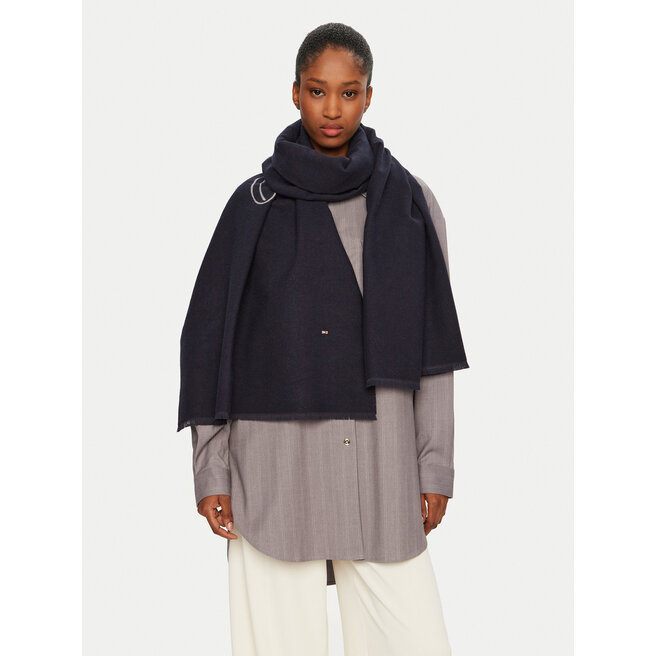 Szalik Tommy Hilfiger Logo - Granatowy
