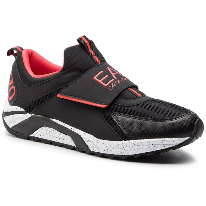 Sneakersy EA7 Emporio Armani X8X035 XK062 A043 Black/Red | eobuwie.com.pl