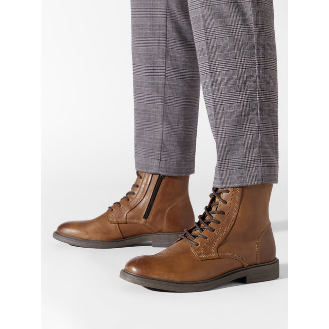 Jack&Jones Kozačky Jack&Jones Jfwwalton 12190232 Cognac