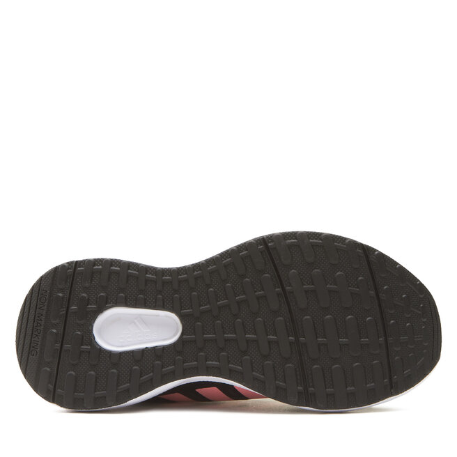 scarpe adidas fortarun 2 0 cloudfoam sport running elastic lace top strap shoes hr0289 nero