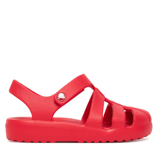 Sandały Crocs Kids' Classic Fisherman Sandal - Czerwony