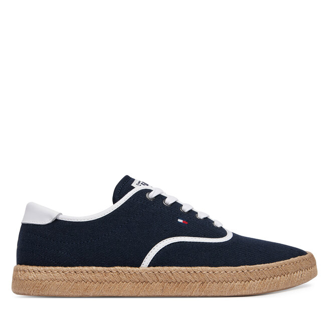 Espadryle Tommy Hilfiger Th Hi Vulc Core Jutte Canvas FM0FM05872 Granatowy - męskie