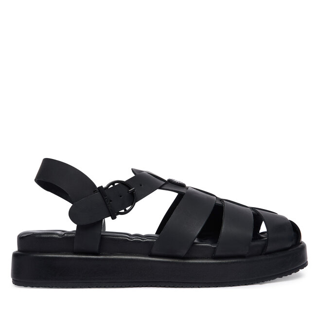 Sandały Barbour Hindburn LFO0809BK31 Czarny - kobiece