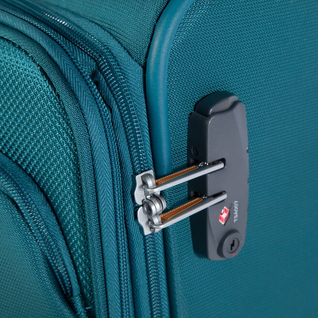 Samsonite Közepes szövetborítású bőrönd Samsonite Popsoda 123538-2824-1CNU Teal