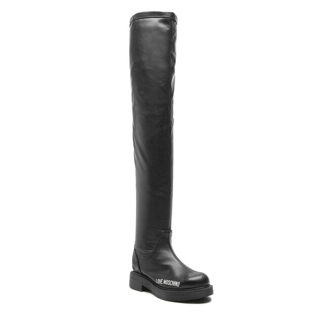 LOVE MOSCHINO Mušketierky LOVE MOSCHINO JA26094G1FIEZ000 Nero