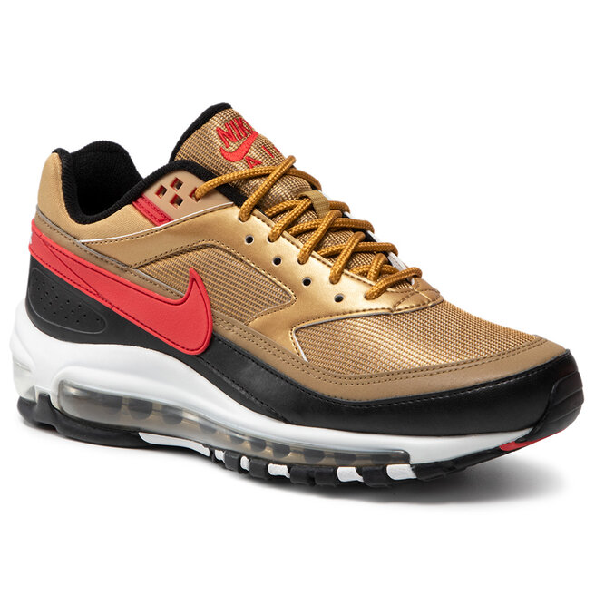 Gold and red air max 97 2025