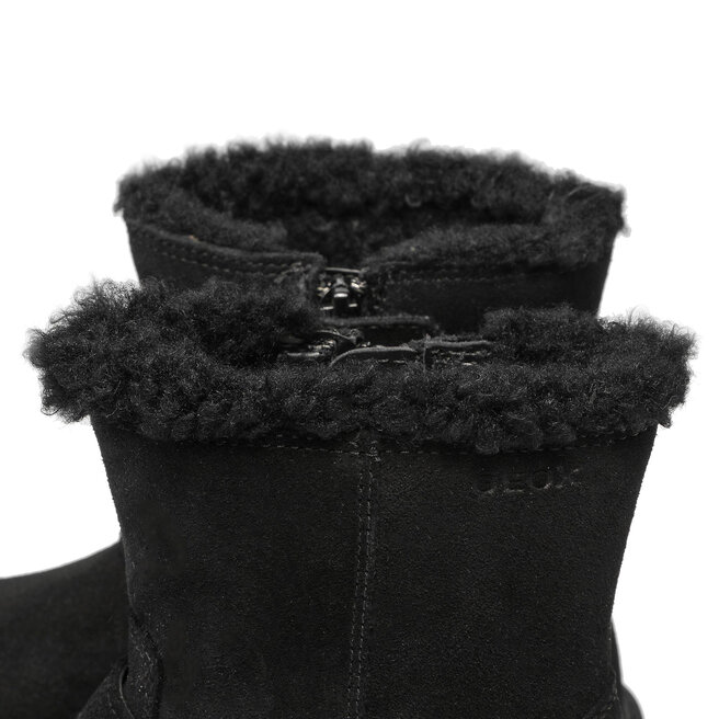 Geox Kozačky Geox J Shaylax G. J16EYD 00022 C9999 S Black