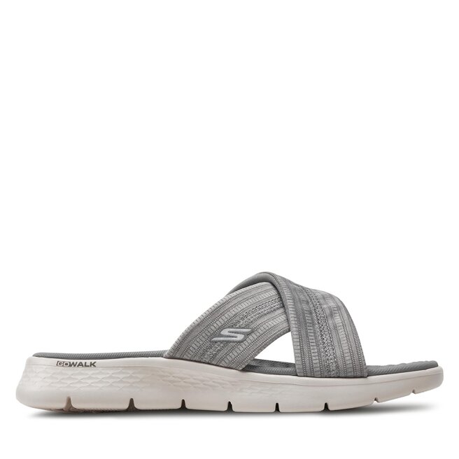 Klapki Skechers Go Walk Flex Sandal-Impressed - Szary