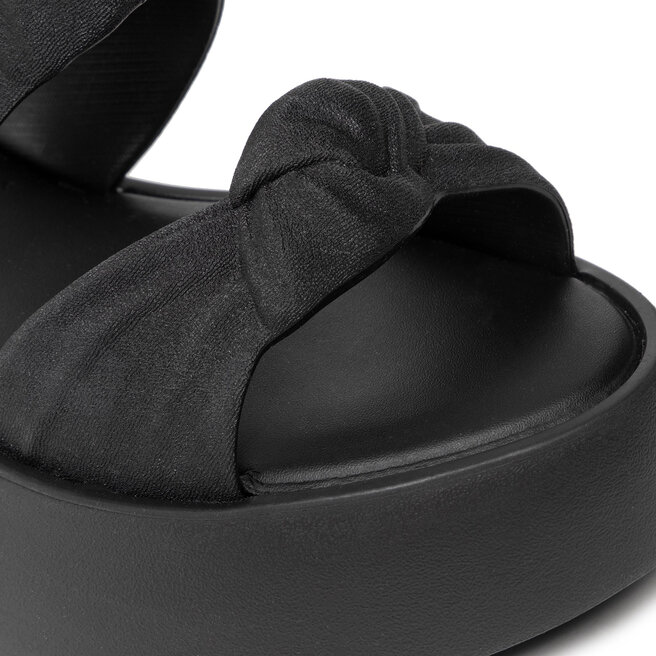 Melissa Sandali Melissa Velvet Platform Ad 33420 Black 52293