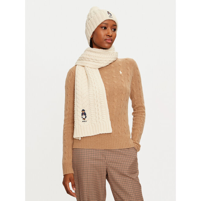 Szalik Polo Ralph Lauren - Écru