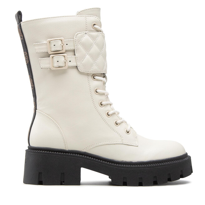 Guess Туристически oбувки Guess Sery FL7SER LEA10 WHITE