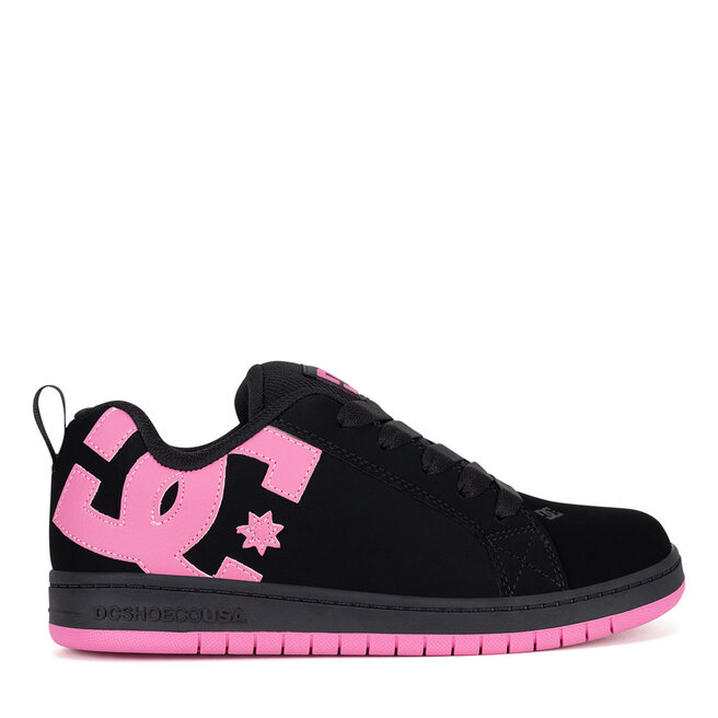 Sneakersy DC Shoes COURT GRAFFIK ADGS100091-BBP Czarny - dziewczęce