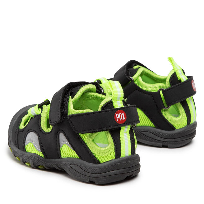Pax Scandinavia Sandalen Pax Scandinavia Pepper 7250007-44 Black/Lime