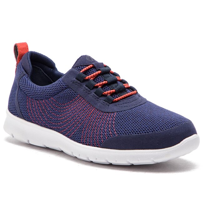 Félcipő Clarks Step Allenabay 261375064 Navy Textille | ecipo.hu